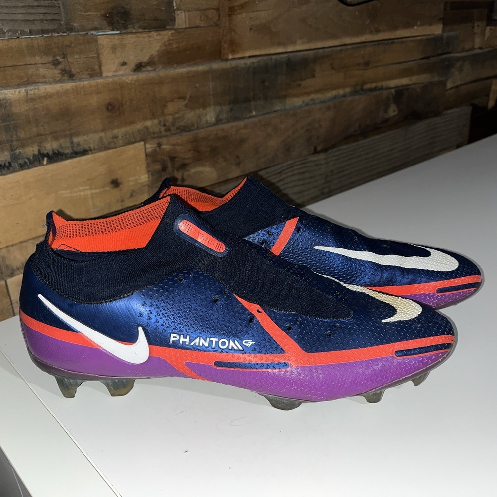 Mens Nike Phantom GT2 Elite FG Soccer Navy/Purple CZ9889415 Size 13 See all pics